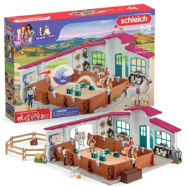 Schleich 42639 Horse Club - Grand Manège Équestre, Coffret Figurines et Accessoires pour Enfants dès 5 Ans