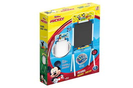 Chicos Pizarra Mickey Reversible Tableau à Craie et Magnétique pour Enfants 37 x 32 x 98 cm avec 12 Accessoires