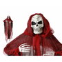 BigBuy Home Pendentif de squelette avec cape rouge et détails noirs (190 cm)