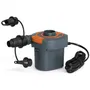 Bestway Pompe à air électrique Sidewinder, Gonfleur 490 L/mn pour prise secteur 220V et allume-cigare 12V, avec adaptateurs