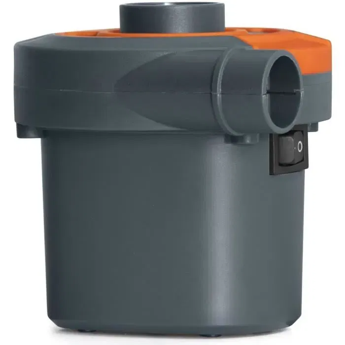 Bestway Pompe à air électrique Sidewinder, Gonfleur 490 L/mn pour prise secteur 220V et allume-cigare 12V, avec adaptateurs
