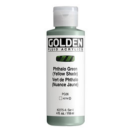 Golden Fluid Acrylic Verde Thalo Tono Amarillo (Green Gold, Yellow Shade) - 118 ml