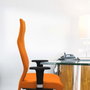 Piqueras Y Crespo Sillón Albacete Vert Bouteille avec Mécanisme Synchrone et Base Aluminium