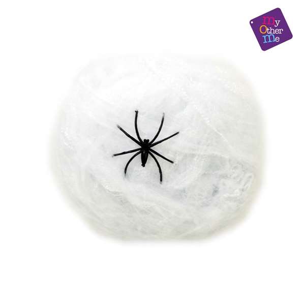 My Other Me - Toile d'araignée 20 g - Jouet décoratif pour Halloween et fêtes - Multilingue - Recommandé à partir de 3 ans My Other Me - Toile d'araignée 20 g - Jouet décoratif pour Halloween et fêtes - Multilingue - Recommandé à partir de 3 ans