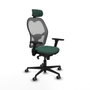 Piqueras y Crespo Chaise de Bureau avec Appui-tête Jorquera 3D036G2 Vert