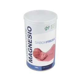 GHF Carbonate de Magnésium Saveur Fraise 180 g Complément Alimentaire Antiacide
