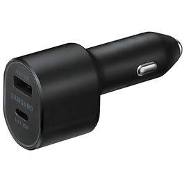 Samsung Chargeur Voiture Double Rapide USB-C 45W + USB 15W Noir EP-L5300XB
