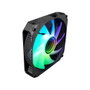 Coolbox Ventilateur de Boîtier Infinity ARGB 120 mm - Silencieux, Effet Tunnel de Couleurs 1000 RPM LED