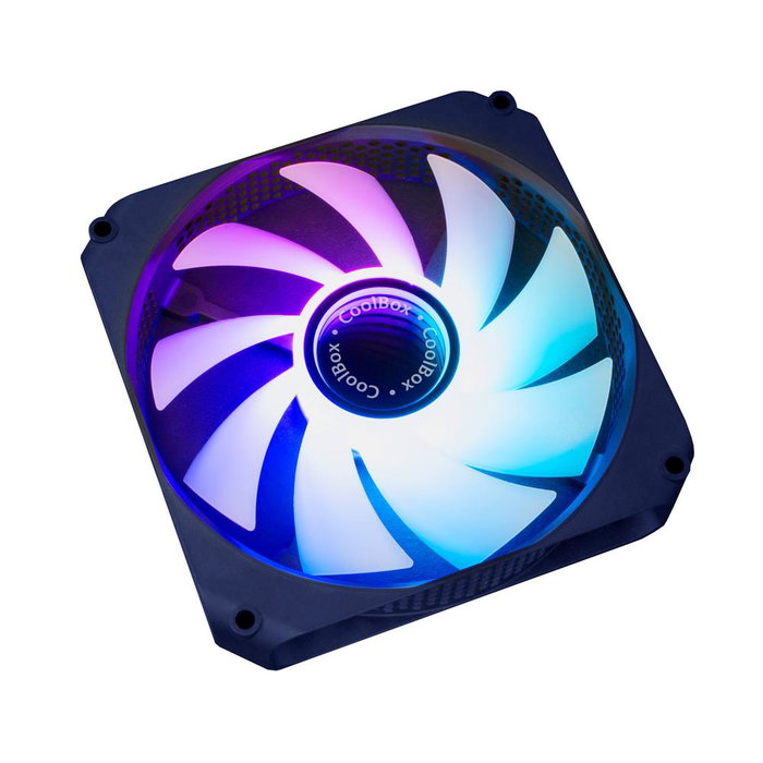 Coolbox Ventilateur de Boîtier Infinity ARGB 120 mm - Silencieux, Effet Tunnel de Couleurs 1000 RPM LED Coolbox Ventilateur de Boîtier Infinity ARGB 120 mm - Silencieux, Effet Tunnel de Couleurs 1000 RPM LED