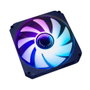 Coolbox Ventilateur de Boîtier Infinity ARGB 120 mm - Silencieux, Effet Tunnel de Couleurs 1000 RPM LED