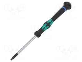 WERA Tournevis de précision Allen sphérique HEX 7/64, lame 60mm