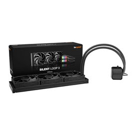 Be Quiet! Silent Loop 3 420 mm Kit de Refroidissement Liquide Tout-en-Un avec Radiateur Aluminium, 3 Ventilateurs 140 mm PWM, Pompe Haute Performance, Compatible Intel et AMD