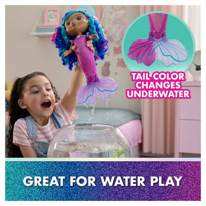 Spin Master Poupée Gabby Sirène Sing & Shine Interactive