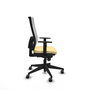 PIQUERAS Y CRESPO Chaise de bureau Horna, mécanisme synchrone, crème et blanc