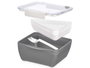 Leknes Boîte repas compartiments assortis couleurs 450 ml 1,4 L 19,2 x 8,8 x 18,7 cm (Set de 12)