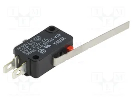 Aratas (Formerly Omron Components) Microcommutateur SNAP ACTION SPDT avec levier 53mm VX-013-1A3
