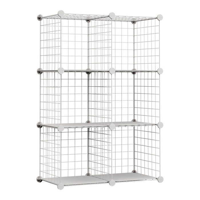 Newlux Estantería modular metálica Titan c6 blanc Newlux Estantería modular metálica Titan c6 blanc