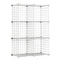 Newlux Estantería modular metálica Titan c6 blanc