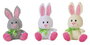 Creaciones Llopis - Peluche lapin en velours Canela 24 cm, assortiment 6 couleurs, polyester, 3 ans et plus