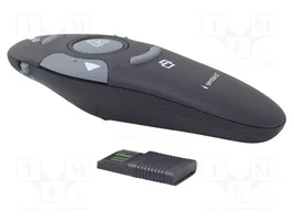 GEMBIRD Présentateur sans fil noir USB A 2,4GHz