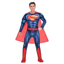 Liragram Déguisement adulte Superman Taille L Bleu - WB