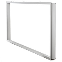 Cadre en aluminium pour panneau LED 120x60 cm blanc