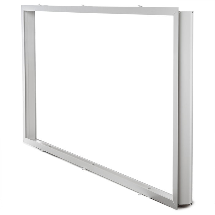 Cadre en aluminium pour panneau LED 120x60 cm blanc Cadre en aluminium pour panneau LED 120x60 cm blanc