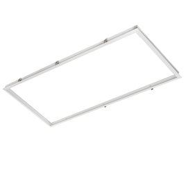 Cadre en aluminium pour panneau LED 120x60 cm blanc