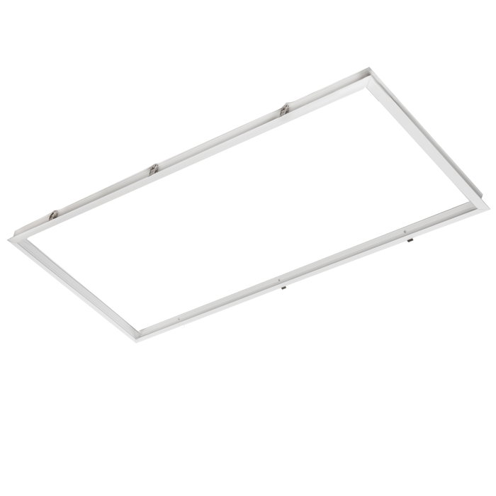 Cadre en aluminium pour panneau LED 120x60 cm blanc Cadre en aluminium pour panneau LED 120x60 cm blanc