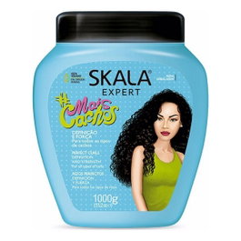 Skala Crème Conditionnante Mais Cachos Hydratation et Réparation 1000 ml pour Cheveux Bouclés et Crépus