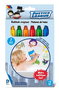 Molto Crayons de bain Super-héros - Kit de 6 crayons avec éponge - Jouet de bain