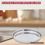 Fackelmann Lot de 2 plateaux pour fruits de mer en inox 34,7 cm - Spécialités Culinaires