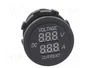 4CARMEDIA Voltmètre et Ampèremètre DC 1-15A