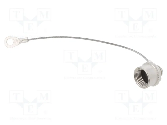 HARTING Couvercle de protection pour connecteurs mâles M12 IP65/IP67 avec corde en nylon