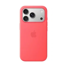 Apple Coque en silicone avec MagSafe pour iPhone 17 Pro - Goyave éclatante