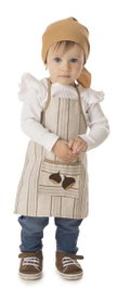 Creaciones Llopis Costume de Castañera à rayures marron, 12 mois