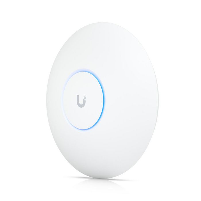 Ubiquiti U7 UniFi Point d'Accès WiFi 7 Plafonnier avec 6 Flux, 6 GHz, PoE+ et Port 2.5 GbE pour Réseaux Denses