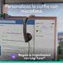 Logitech Headset H570e Teams Version Stéréo USB-A Noir