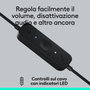 Logitech Headset H570e Teams Version Stéréo USB-A Noir