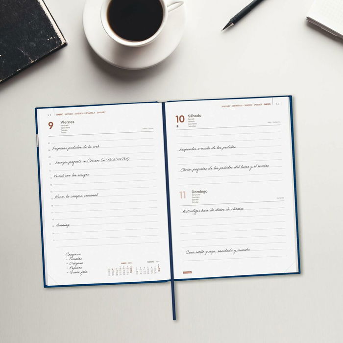 Agenda Finocam Bleu A5 14 x 20,4 cm Agenda Finocam Bleu A5 14 x 20,4 cm