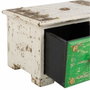 Boîte à bijoux Alexandra House Living Blanc Vert Laiton Bois MDF 15 x 10 x 36 cm 3 tiroirs