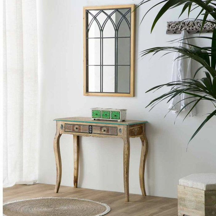 Boîte à bijoux Alexandra House Living Blanc Vert Laiton Bois MDF 15 x 10 x 36 cm 3 tiroirs Boîte à bijoux Alexandra House Living Blanc Vert Laiton Bois MDF 15 x 10 x 36 cm 3 tiroirs