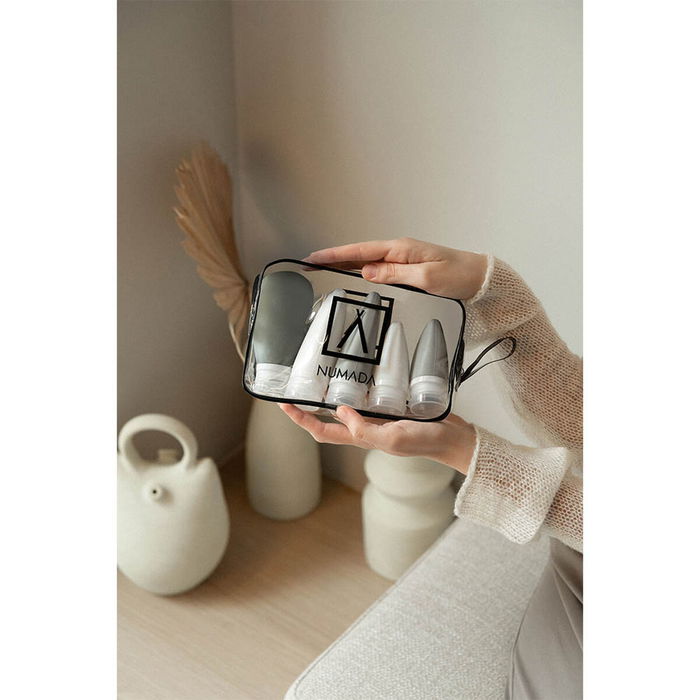 Nécessaire de Voyage Numada Transparent PVC Silicone 20 x 6,5 x 13,5 cm