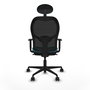 Chaise de Bureau Piqueras y Crespo 1D036N1 Turquoise