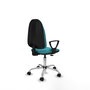 PIQUERAS Y CRESPO Chaise de bureau Algarra turquoise