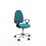 PIQUERAS Y CRESPO Chaise de bureau Algarra turquoise