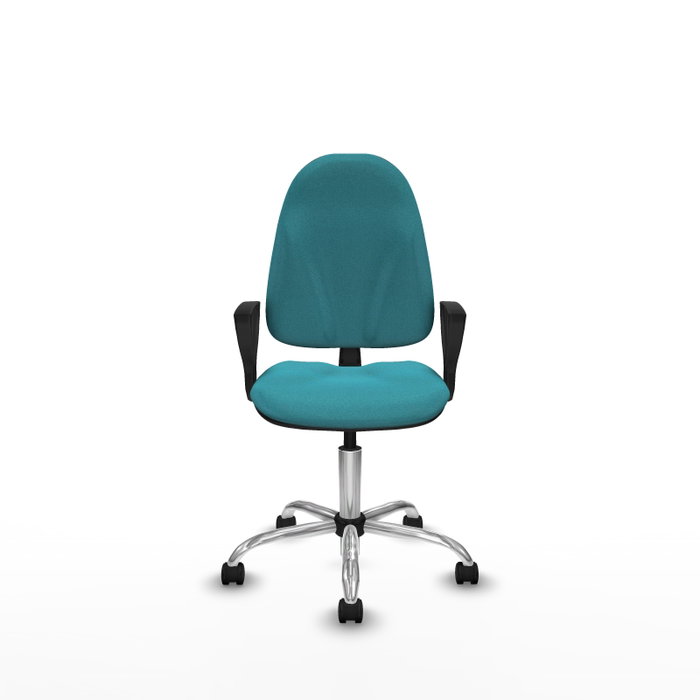 PIQUERAS Y CRESPO Chaise de bureau Algarra turquoise