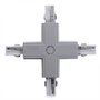 Connecteur pour Rail Triphasé Couleur Argent