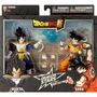 Bandai Dragon Stars - Dragon Ball Super - Battle Pack Goku vs Vegeta - Figurines articulées 17 cm avec accessoires - Pack de 2 figurines