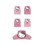 Hello Kitty Barrettes pour cheveux - Lot de 5 pièces - Accessoire de coiffure pour enfants - Rose - Âge recommandé : 36 mois et plus